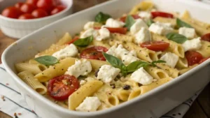 Baked Feta Pasta How To Create Gourmet Dinner Meals At Home 4 baked feta pasta Quikykitchen